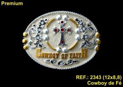 Ref: 2343 - Fivela Country Master Cowboy Of Faith